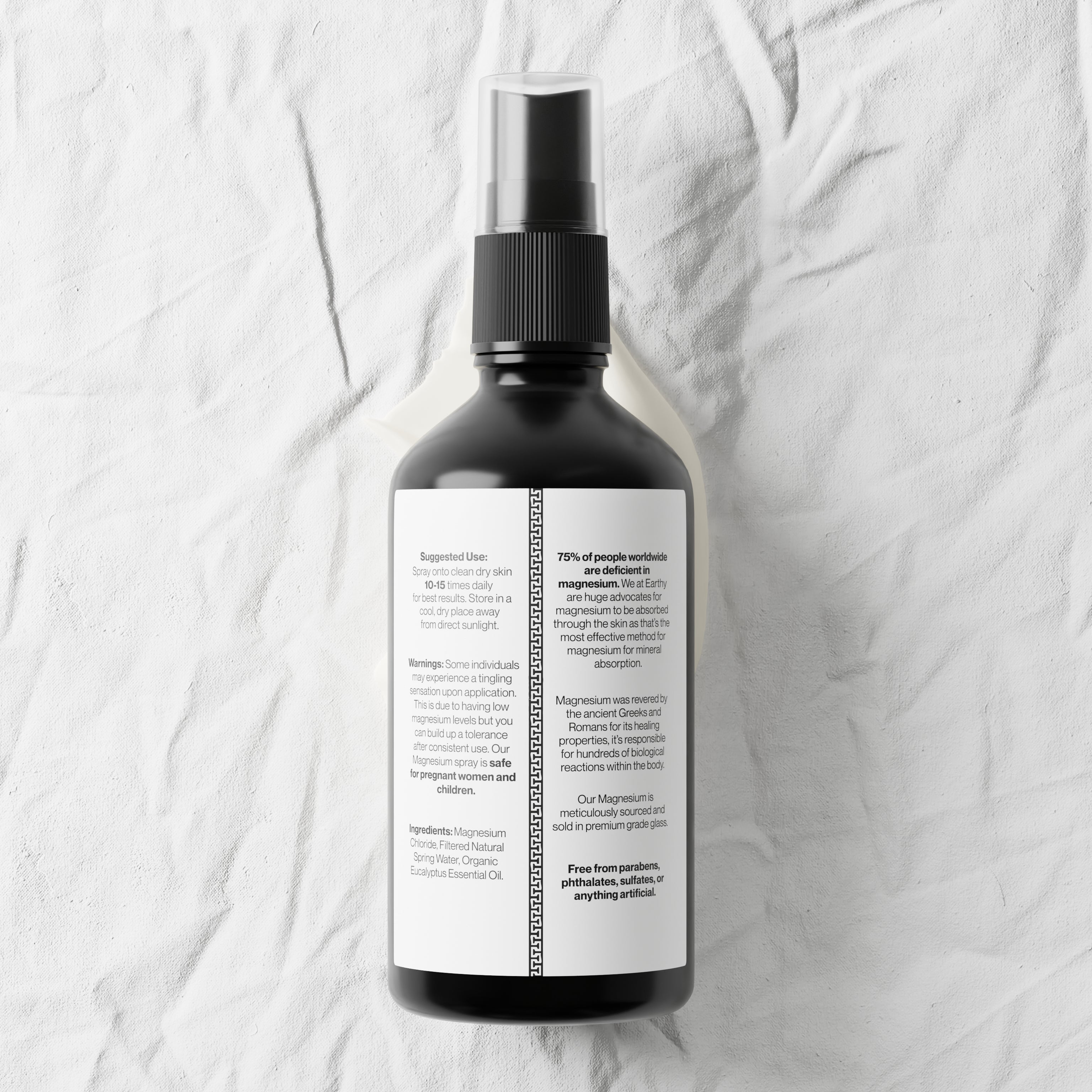 Earthy™ Magnesium Oil Topical Spray | Dead Sea Magnesium Chloride