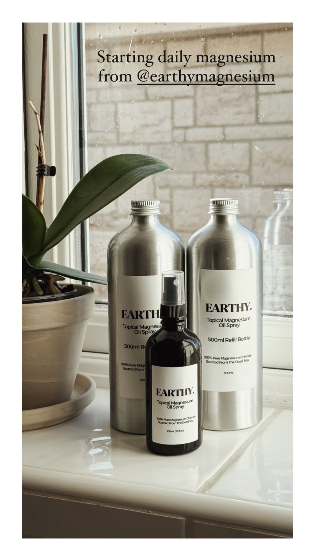 Earthy™ Magnesium Oil Refill Bottle