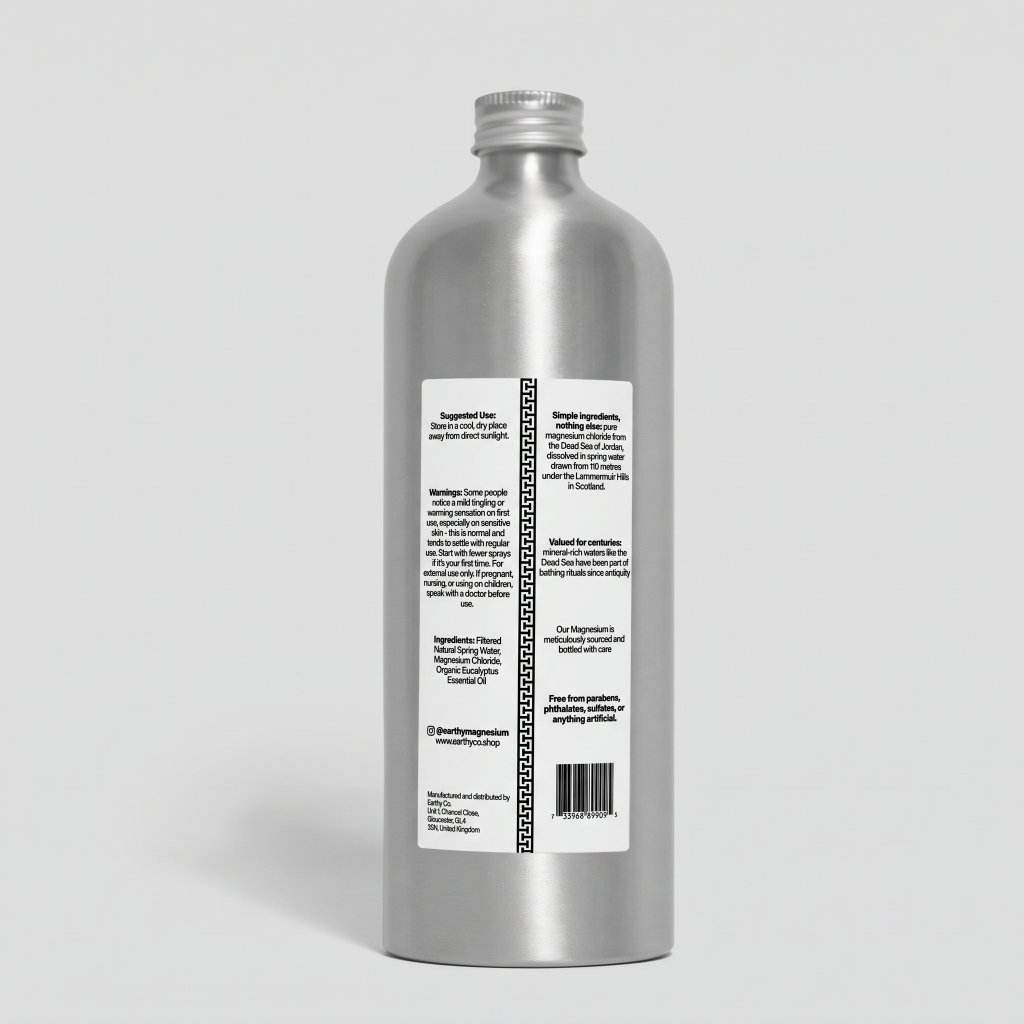 Earthy Magnesium Oil Refill Bottle