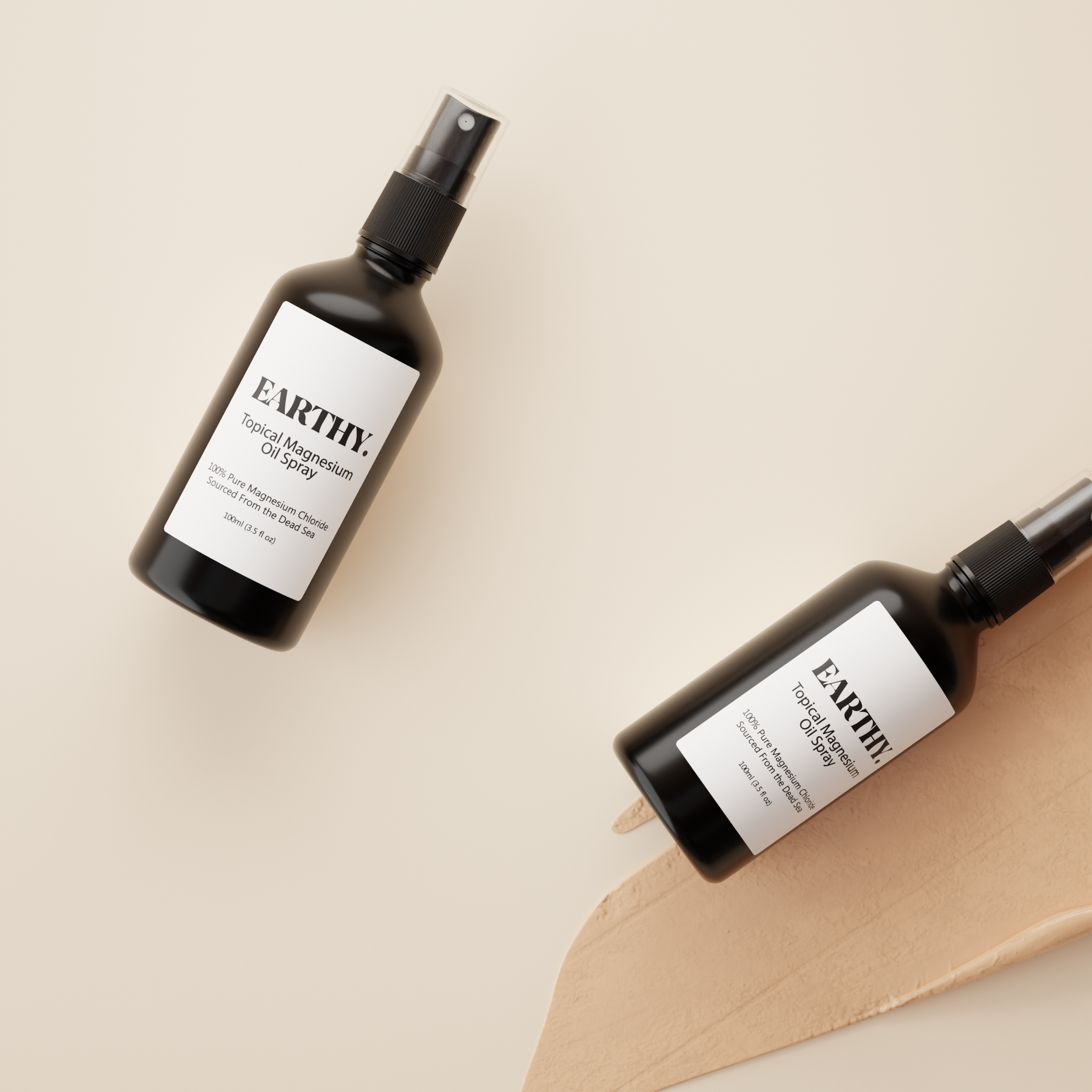 Earthy™ Magnesium Oil Topical Spray | Dead Sea Magnesium Chloride